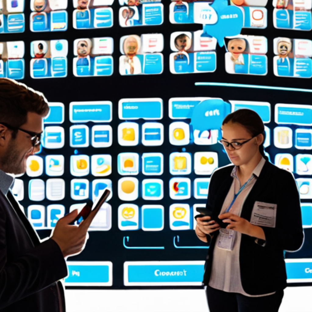 **Image Prompt 1: Hybrid Event Feedback Collection**
    A dynamic scene of a hybrid event, seamlessly blending physical and virtual participation. In the foreground, diverse attendees are engaged, some using tablets and smartphones, scanning QR codes, or interacting with kiosks to submit feedback. In the background, large screens display a mosaic of virtual attendees. Glowing data streams and subtle icons (like speech bubbles or emojis) emanate from both physical and virtual participants, converging towards a central, cloud-like data collection point. The overall atmosphere is modern, interactive, and technology-driven, emphasizing real-time engagement and feedback gathering.